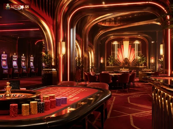 Gambar beranda Andara88 yang menampilkan kategori game