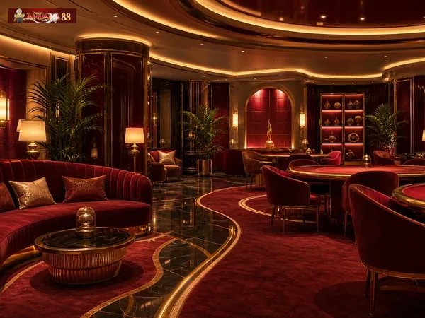 Gambar beranda Andara88 dengan pilihan Slots dan Live Casino
